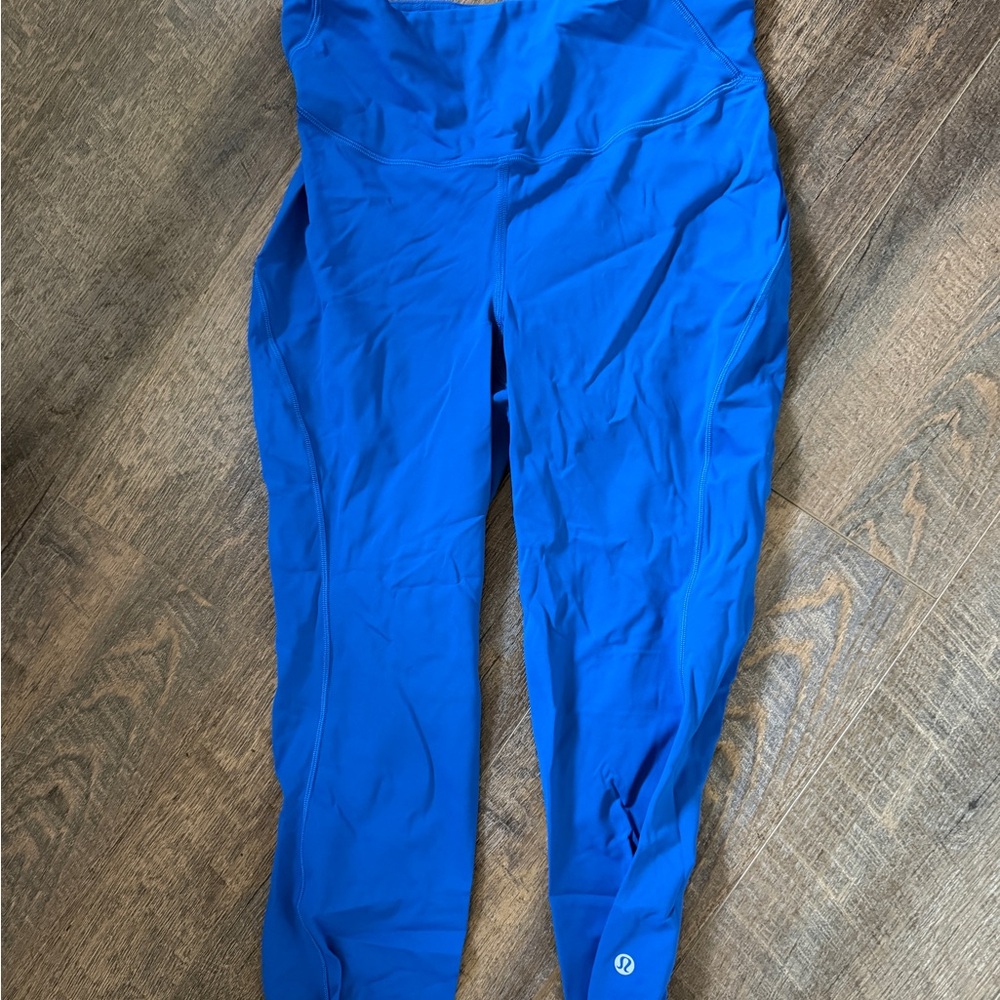 Blue Athletic Leggings